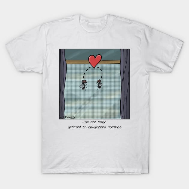 On-Screen Romance T-Shirt by cartoonistnate